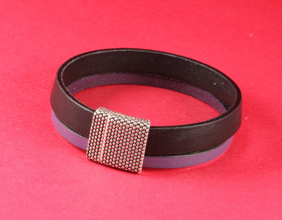 FC0247>>MADE in EUROPE zamak clasp, 15mm flat cord clasp, large  clasp, silver clasp Qty1