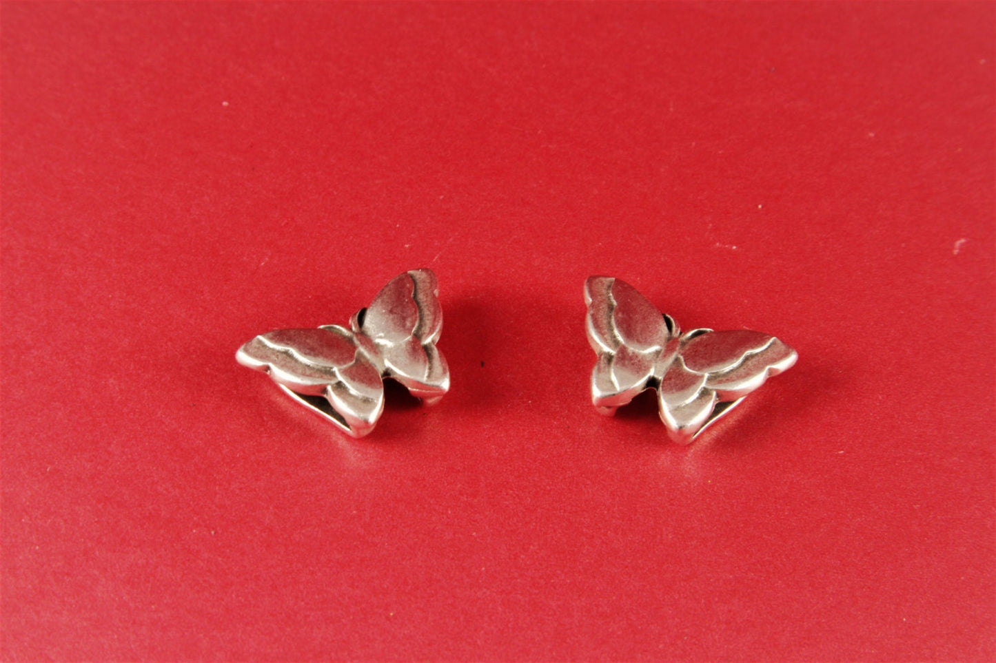FS0036>>MADE IN EUROPE zamak butterfly sliders, flat cord slider, 10mm flat cord sliders, silver butterfly sliders