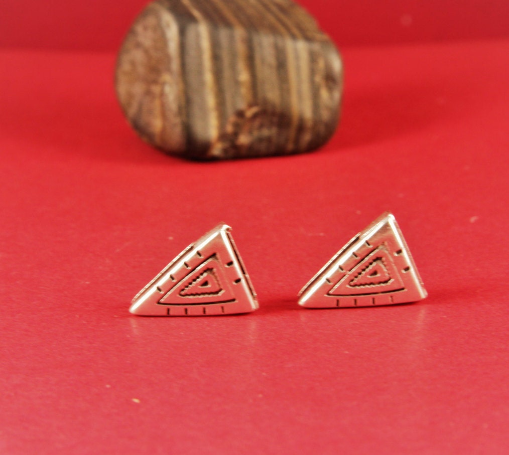 FS0038>> MADE IN EUROPE 2 zamak triangle sliders, flat cord slider, 10mm flat cord sliders, silver triangle sliders Qty2