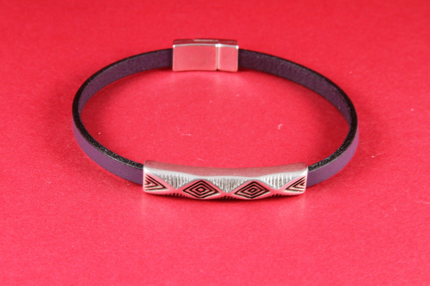 FS0104>>MADE in EUROPE 2 zamak tube sliders, 5mm cord slider tube, flat 5mm cord slider bead, silver slider tube Qty2