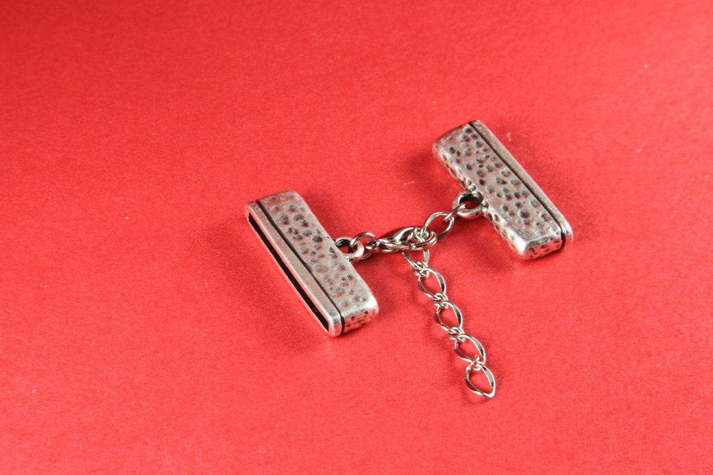 5/9 MADE in EUROPE 20mm hammered zamak clasp with extention chain, 20mm adjustable clasp, flat 20mm clasp, heavy duty clasp (93960)qt1