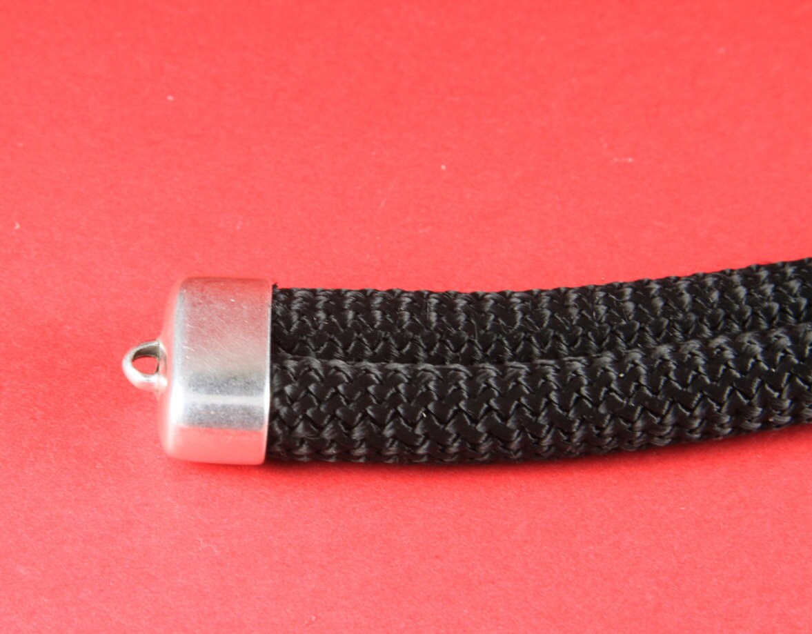6/7 MADE IN EUROPE 2 zamak end caps, climbing cord double caps,  double strand climbing cord end caps (8884-0077)Qty2