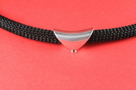 RS0121>>MADE in EUROPE zamak bail slider,climbing cord bail slider, pendant holder slider, 10mm cord slider with hanging ring(PF8973) Qty1