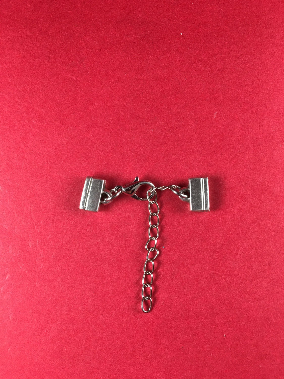 5/10 MADE IN GREECE, mykonos casting adjustable  clasp, silver clasp, flat cord clasp, 10mm flat cord clasp, bracelet clasp (B3217as)Qty 1