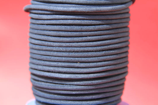 MADE in EUROPE 2 yards of suede cord, 3mm round suede cord (3crogri)
