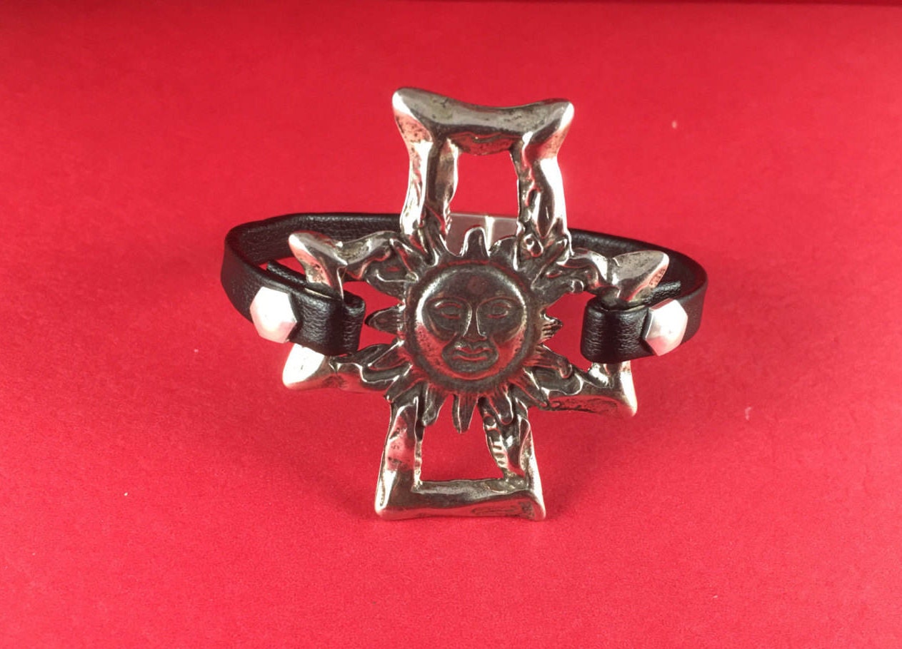 C0162>>MADE in EUROPE zamak cross connector, zamak connector, bracelet connector (Ablz4) qty1