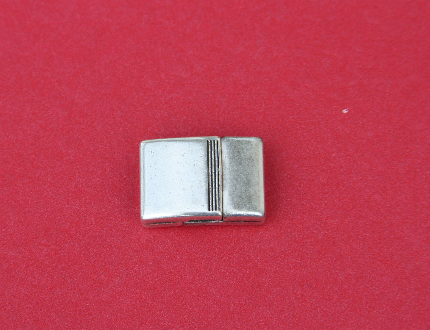 FC0255>>MADE in EUROPE zamak clasp, 10mm flat cord clasp, 10x2mm clasp (78920/10) Qty1