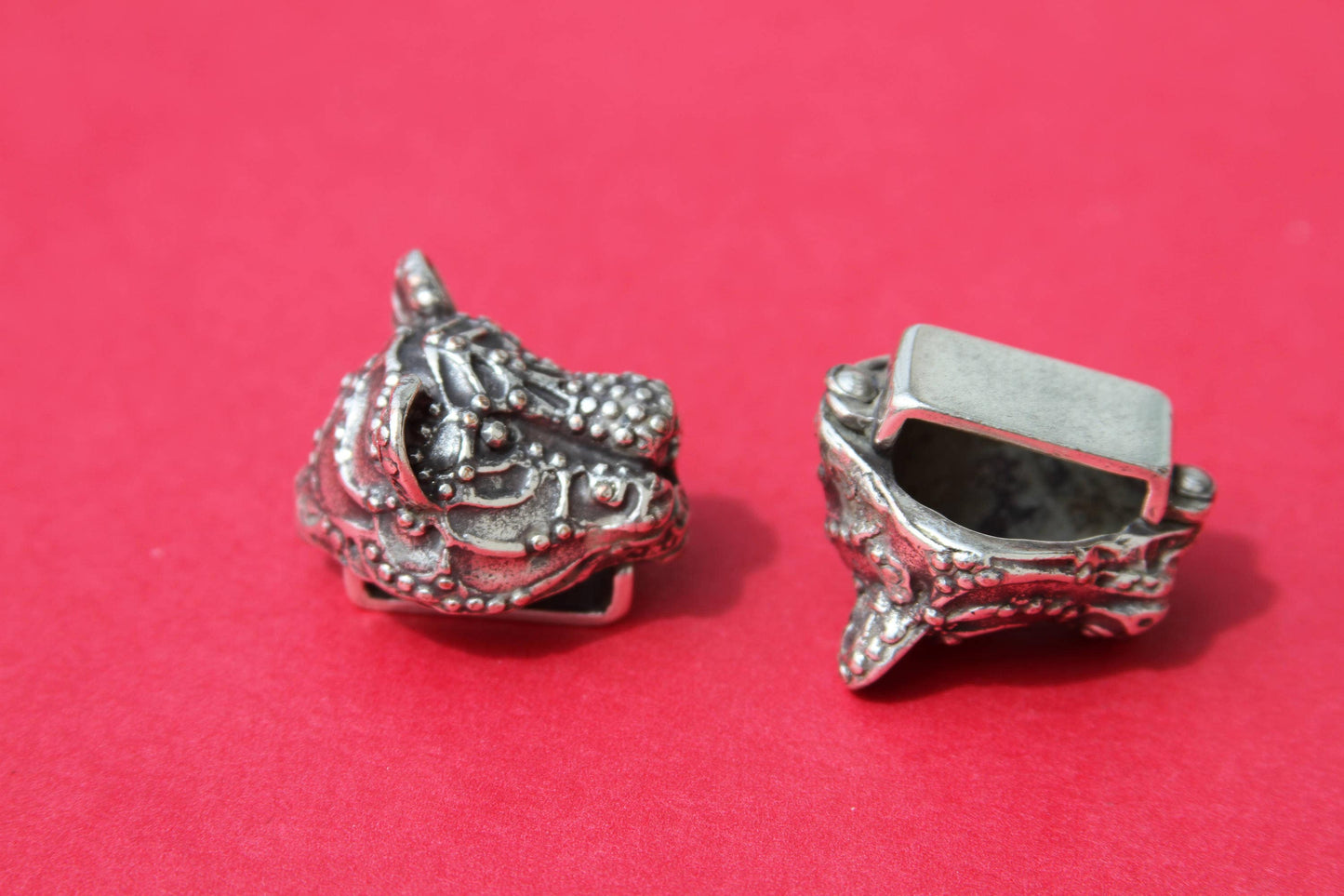 FS0328>>MADE in EUROPE zamak tiger slider, large zamak slider, zamak tiger spacer Qty1