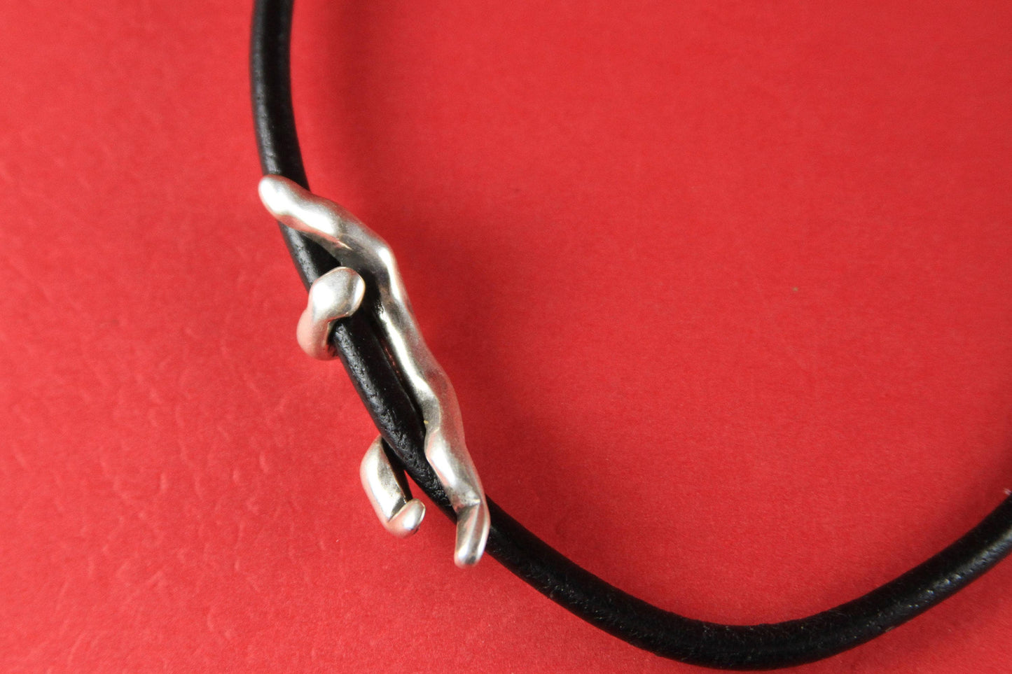 RS0023>>MADE in EUROPE zamak climber slider, 5mm round cord slider, round cord climbing man slider, (78422/05) Qty1