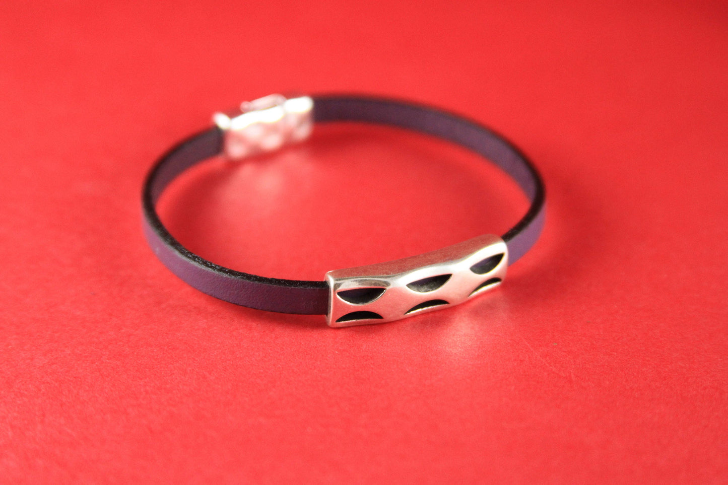 FS0168>>MADE in EUROPE 2 zamak tube sliders, 5mm cord slider tube, flat 5mm cord slider bead, silver slider tube Qty2