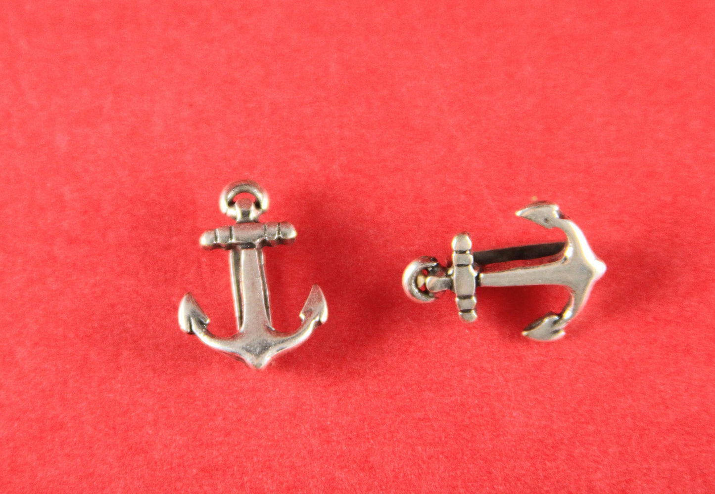 FS0258>>MADE in EUROPE  2 zamak anchor sliders, 10mm flat cord slider, 10mm leather cord sliders, zamak anchor sliders  Qty2