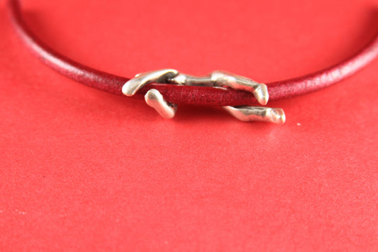 RS0124>>MADE in EUROPE zamak climber slider, 5mm round cord slider, round cord climbing man slider, (78421/05) Qty1