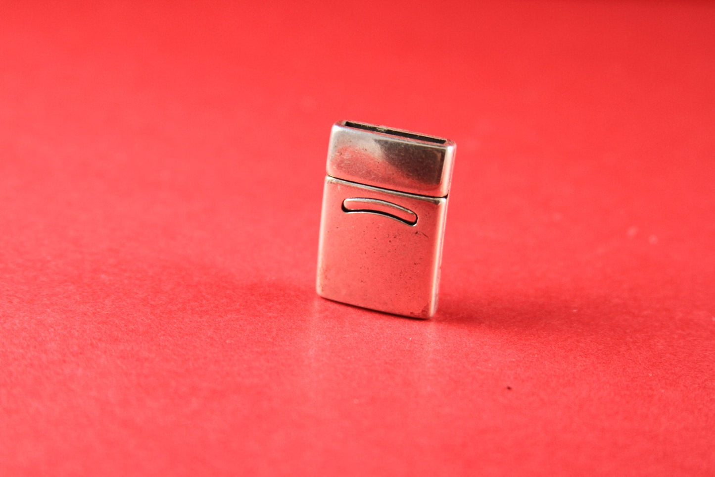 FC0059>>MADE in EUROPE zamak clasp, 15mm flat cord clasp, large clasp, silver clasp Qty1