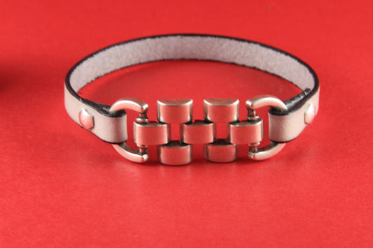 C0066>>MADE IN EUROPE bracelet zamak connector, chain spacer, flat cord connector, chain connector Qty1