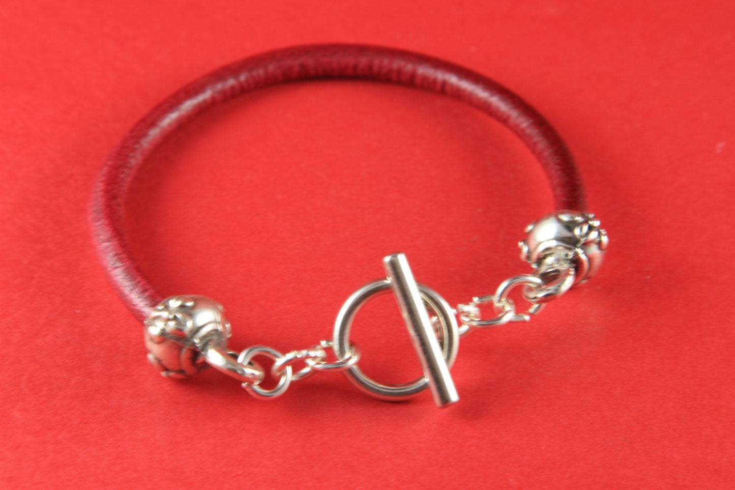 RC0059>>MADE in EUROPE Zamak 5mm round cord ends, 5mm cord clasp with extention chain, 5mm round cord adjustable floral clasp(77817/05)Qty1