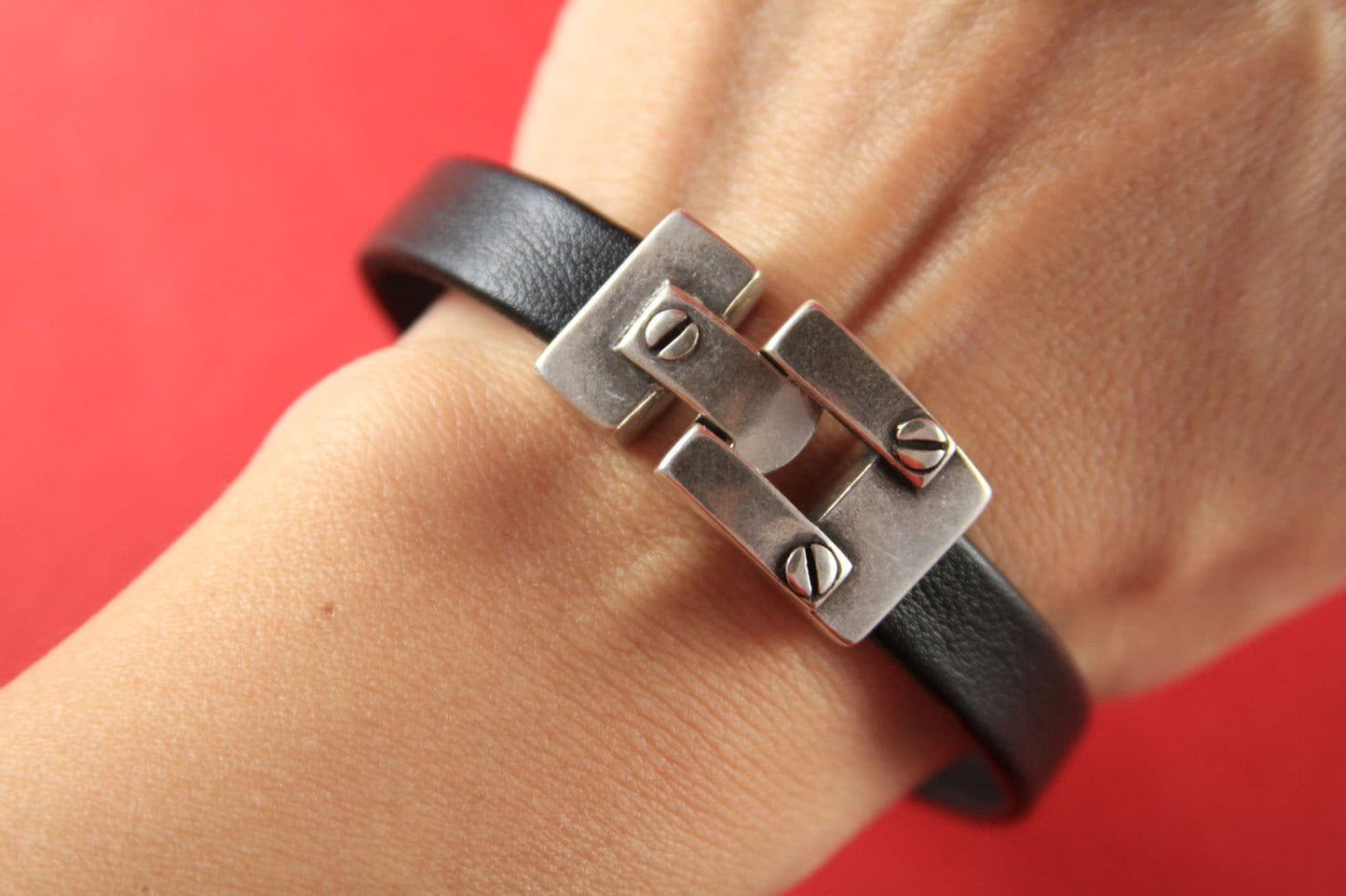 FC0166>>MADE in EUROPE zamak hook clasp, 13mm flat zamak clasp, 13mm toggle hook clasp (77924/13) Qty1