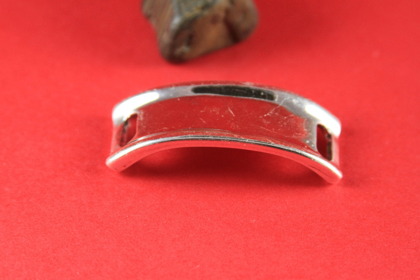 B0102>> MADE in EUROPE half bracelet link, zamak half bracelet, zamak bar for bracelet, zamak connector Qty1