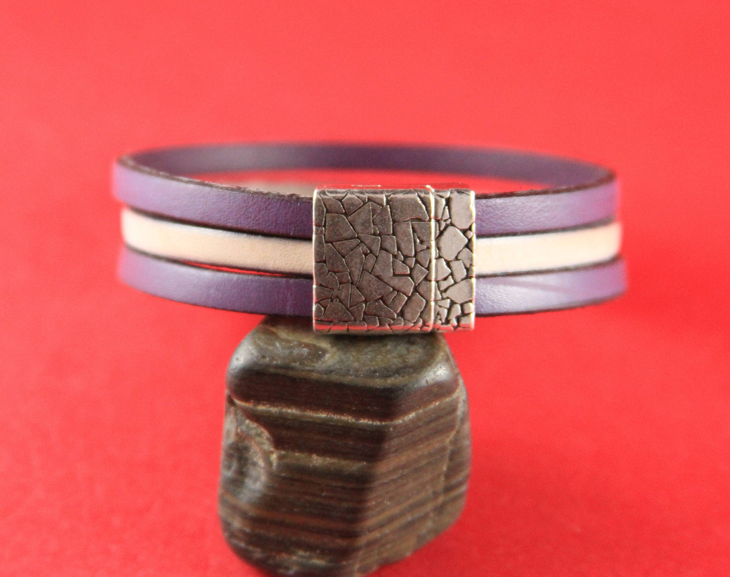 FC0067>>MADE in EUROPE zamak 15mm flat cord clasp, flat leather cord clasp, 15mm flat clasp  Qty1