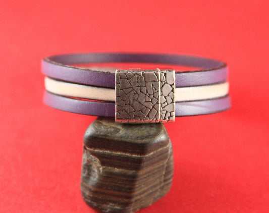 FC0067>>MADE in EUROPE zamak 15mm flat cord clasp, flat leather cord clasp, 15mm flat clasp  Qty1