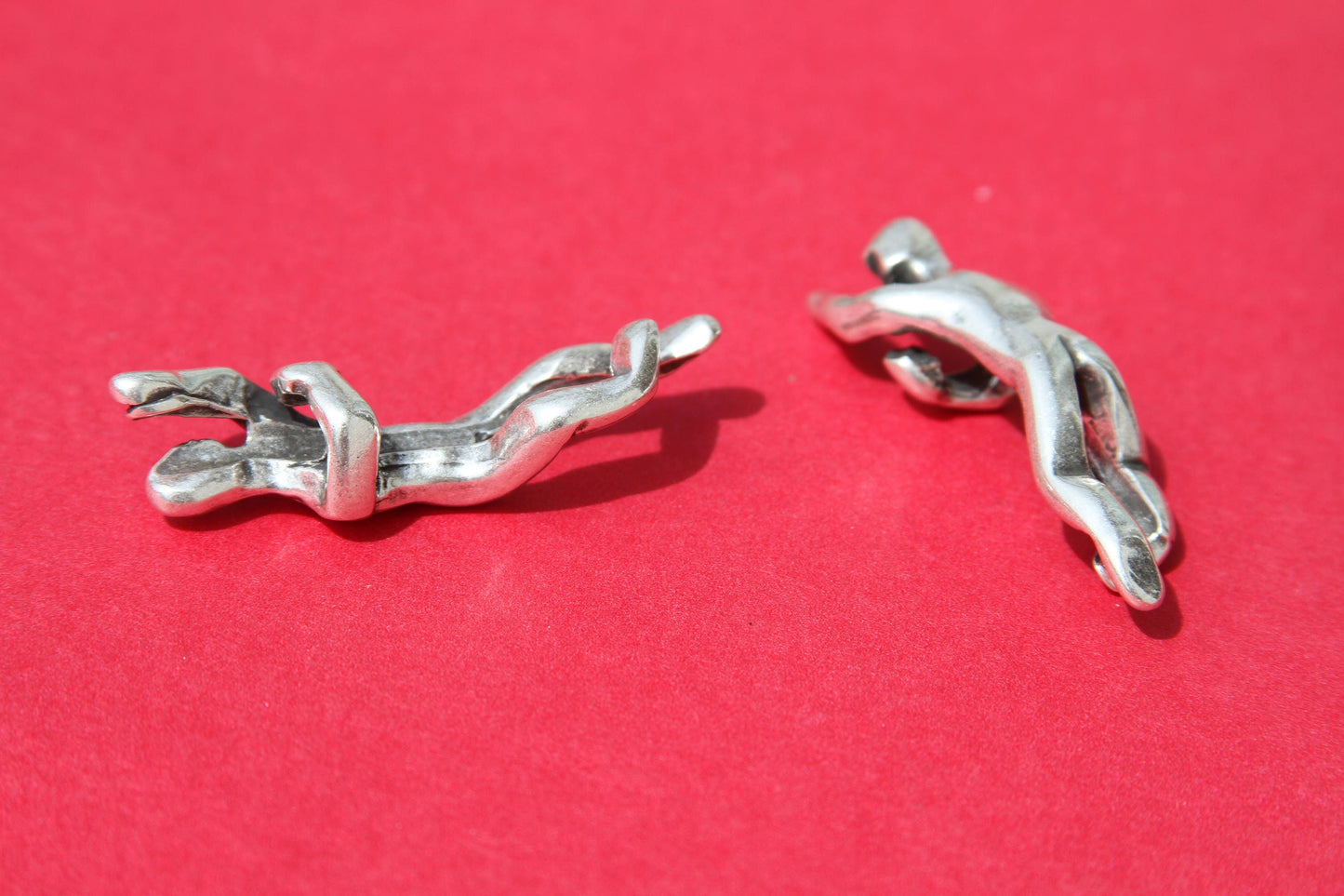 RS0023>>MADE in EUROPE zamak climber slider, 5mm round cord slider, round cord climbing man slider, (78422/05) Qty1
