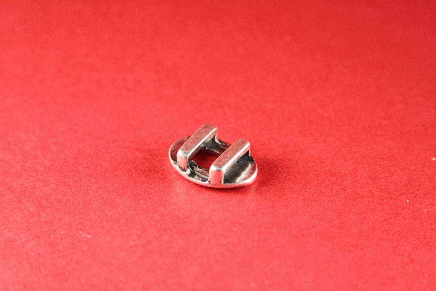FS0260>>MADE in EUROPE  2 zamak sliders, 10mm flat cord slider, 10mm leather cord sliders, zamak sliders Qty2