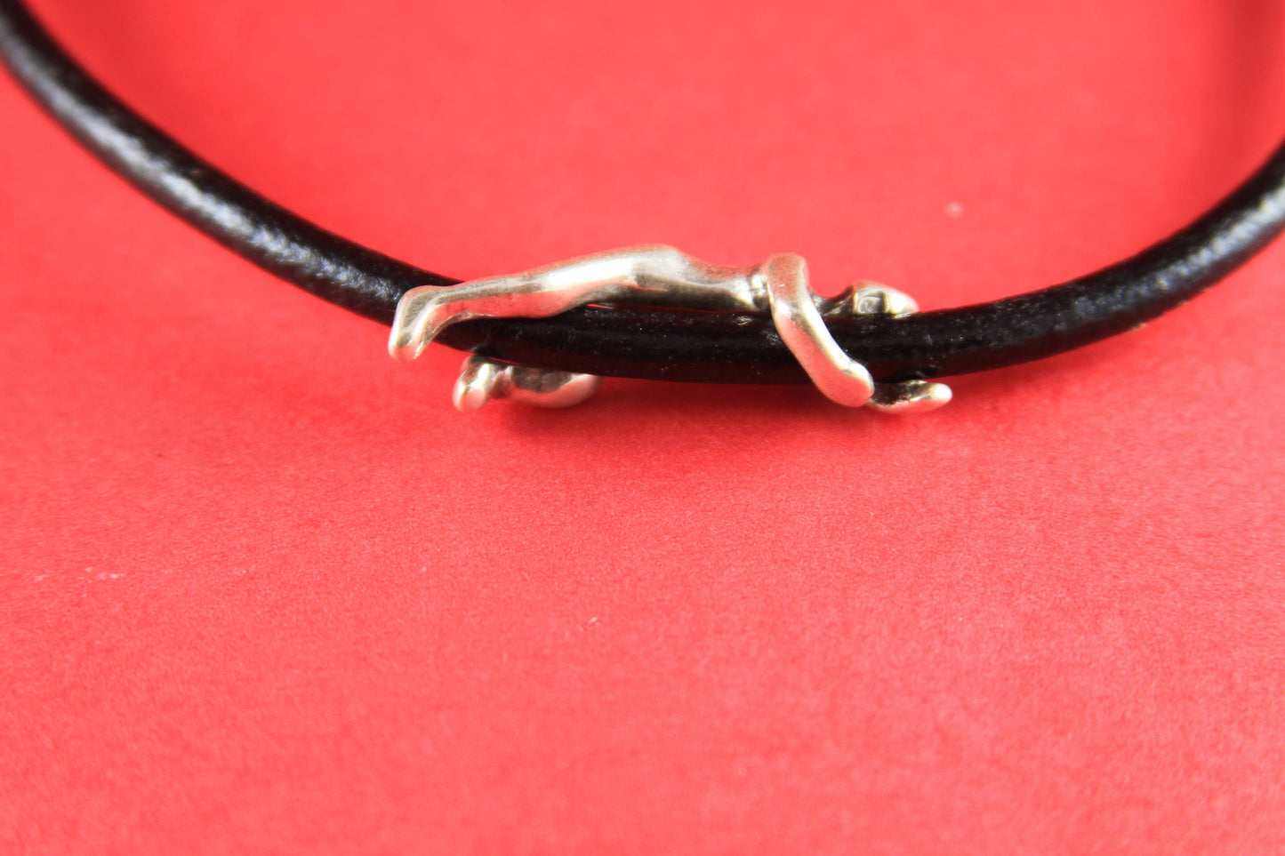 RS0124>>MADE in EUROPE zamak climber slider, 5mm round cord slider, round cord climbing man slider, (78421/05) Qty1