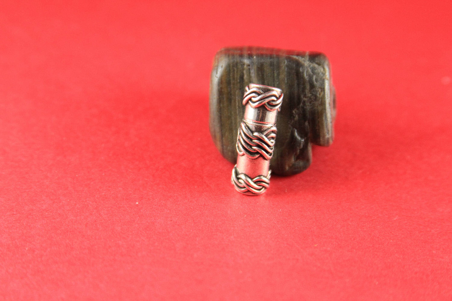 RC0031>>MADE IN EUROPE 5mm cord clasp, 5mm round leather cord clasp, round cord zamak clasp  Qty1