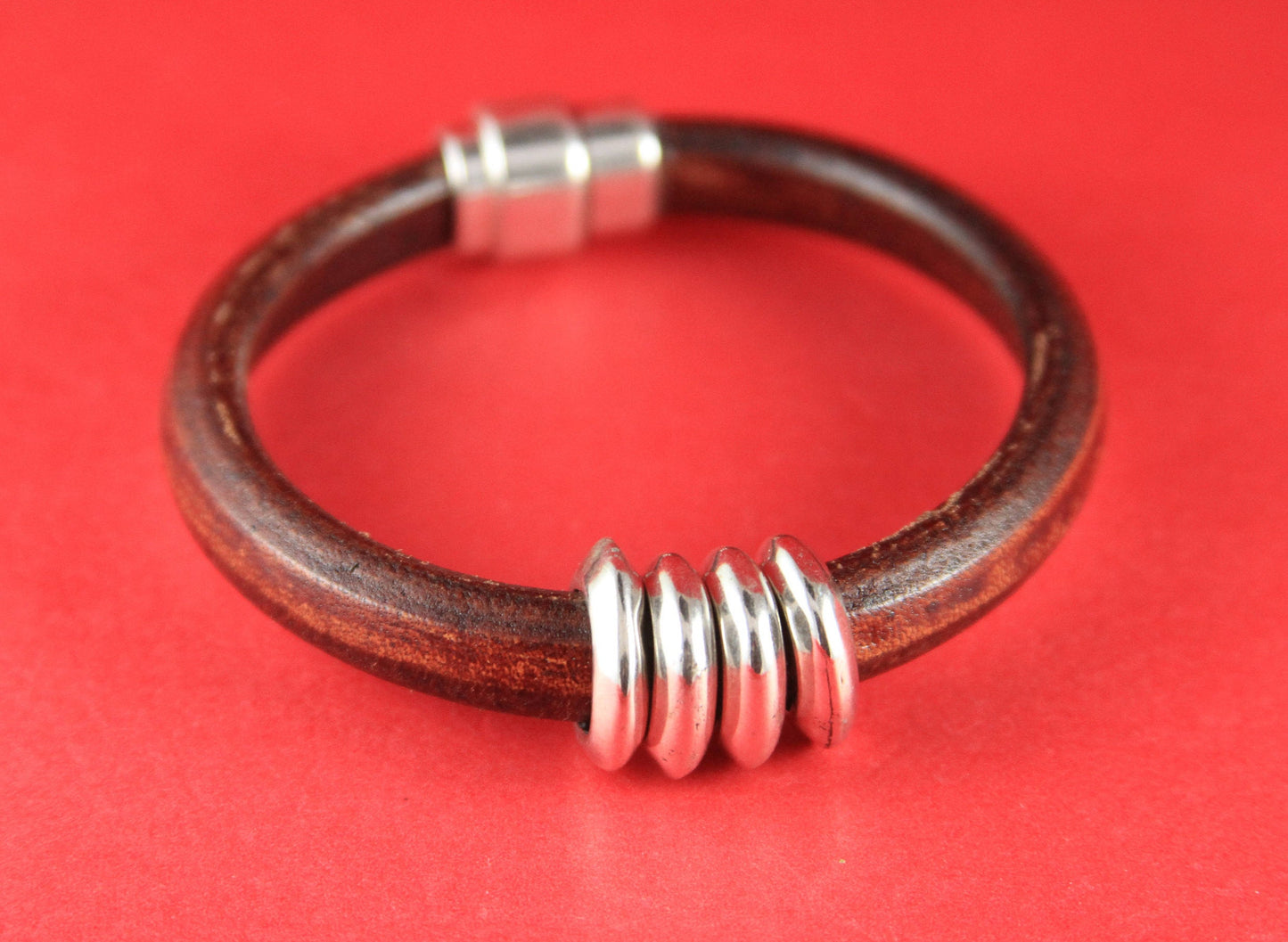 LS0045>>MADE IN EUROPE 4 zamak ring sliders, licorice ring slider, 10x6mm  sliders, silver ring sliders(ablz146s) Qty4