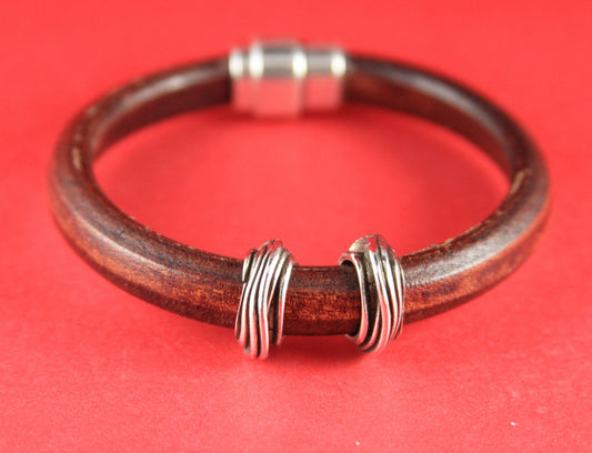 LS0012>>MADE IN EUROPE 2 zamak ring sliders, licorice ring slider, 10x6mm  sliders, silver ring sliders(ablz147s) Qty2