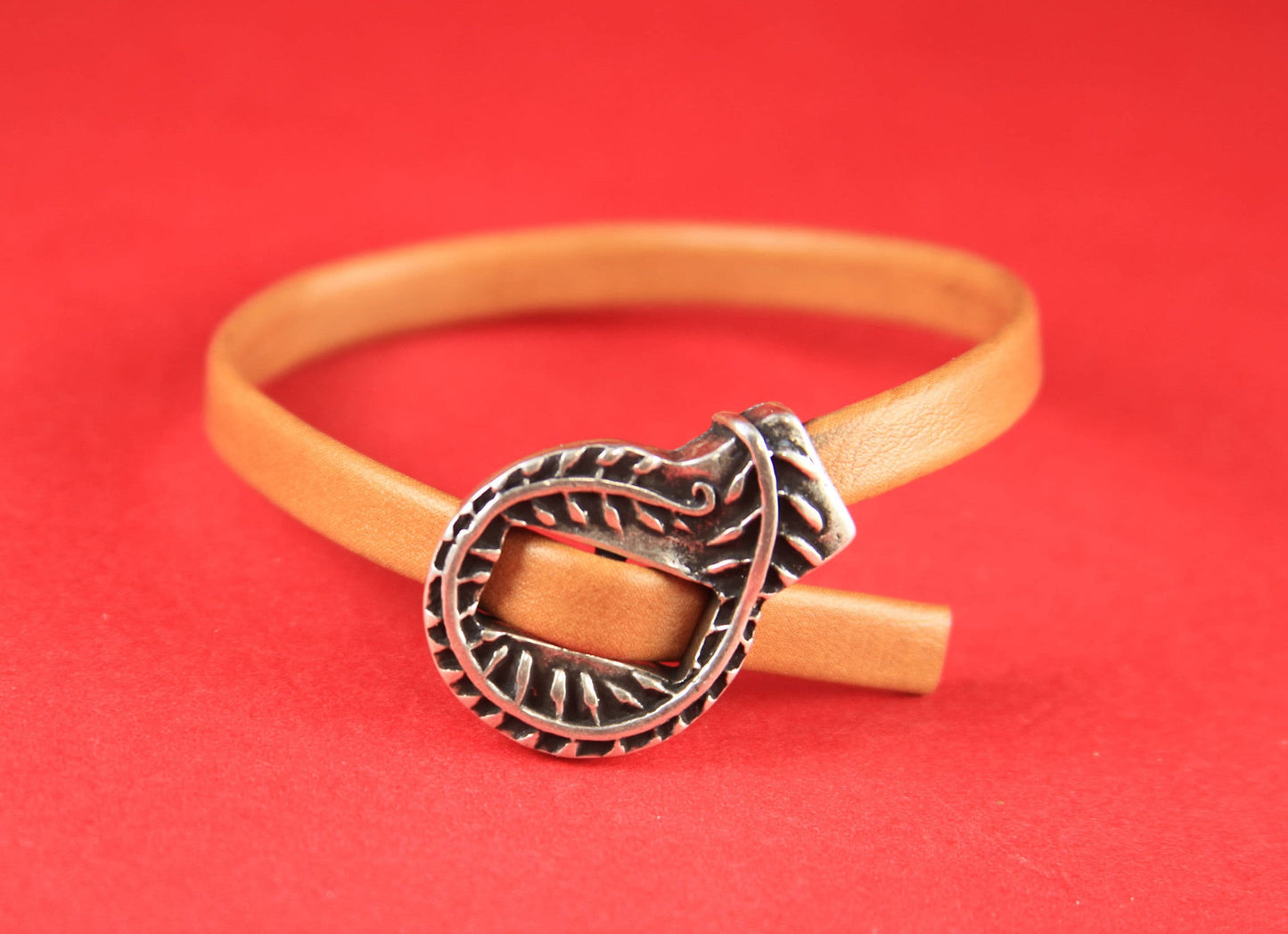 FC0266>>MADE in EUROPE zamak engraved buckle clasp, flat zamak buckle clasp, flat cord clasp, 6mm flat cord clasp, (78803/06) Qty1