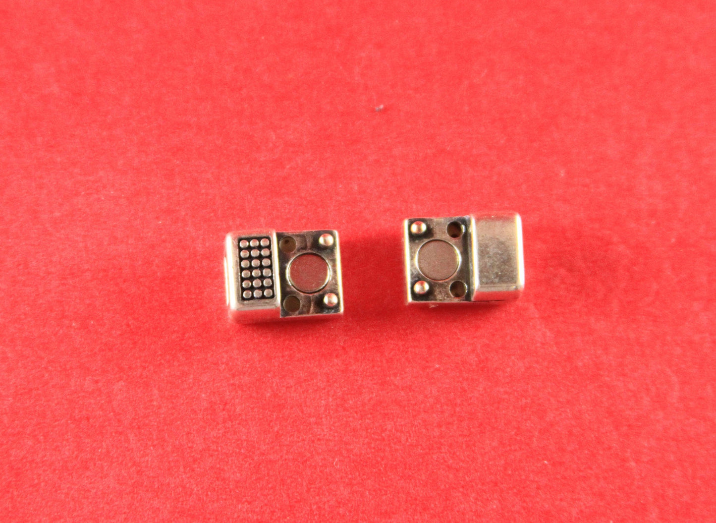 FC0267>>MADE in EUROPE zamak clasp  for flat 5mm cord, zamak clasp for flat cord, clasp for 5mm cord  qty1