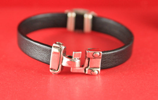 FC0134>> MADE IN EUROPE zamak hook clasp, flat cord hook clasp, 10mm flat cord zamak hook clasp, (7429) Qty1