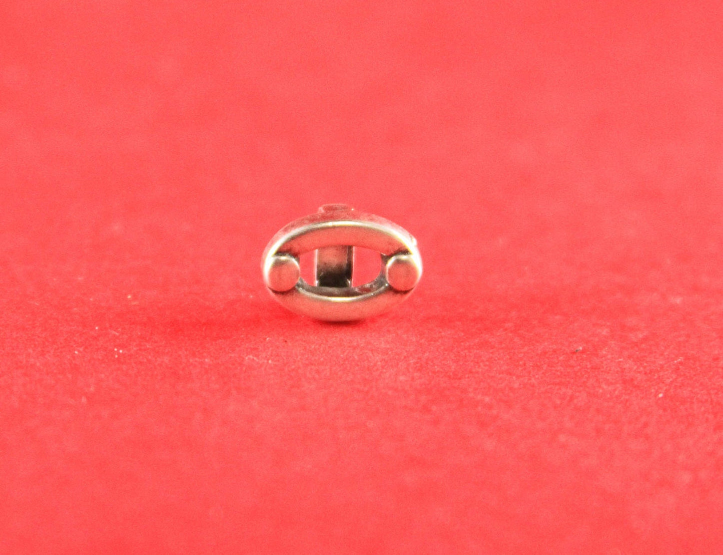 FS0203>>MADE in EUROPE 2 zamak sliders for 5mm cord, flat leather cord slider, zamak flat slider qty2
