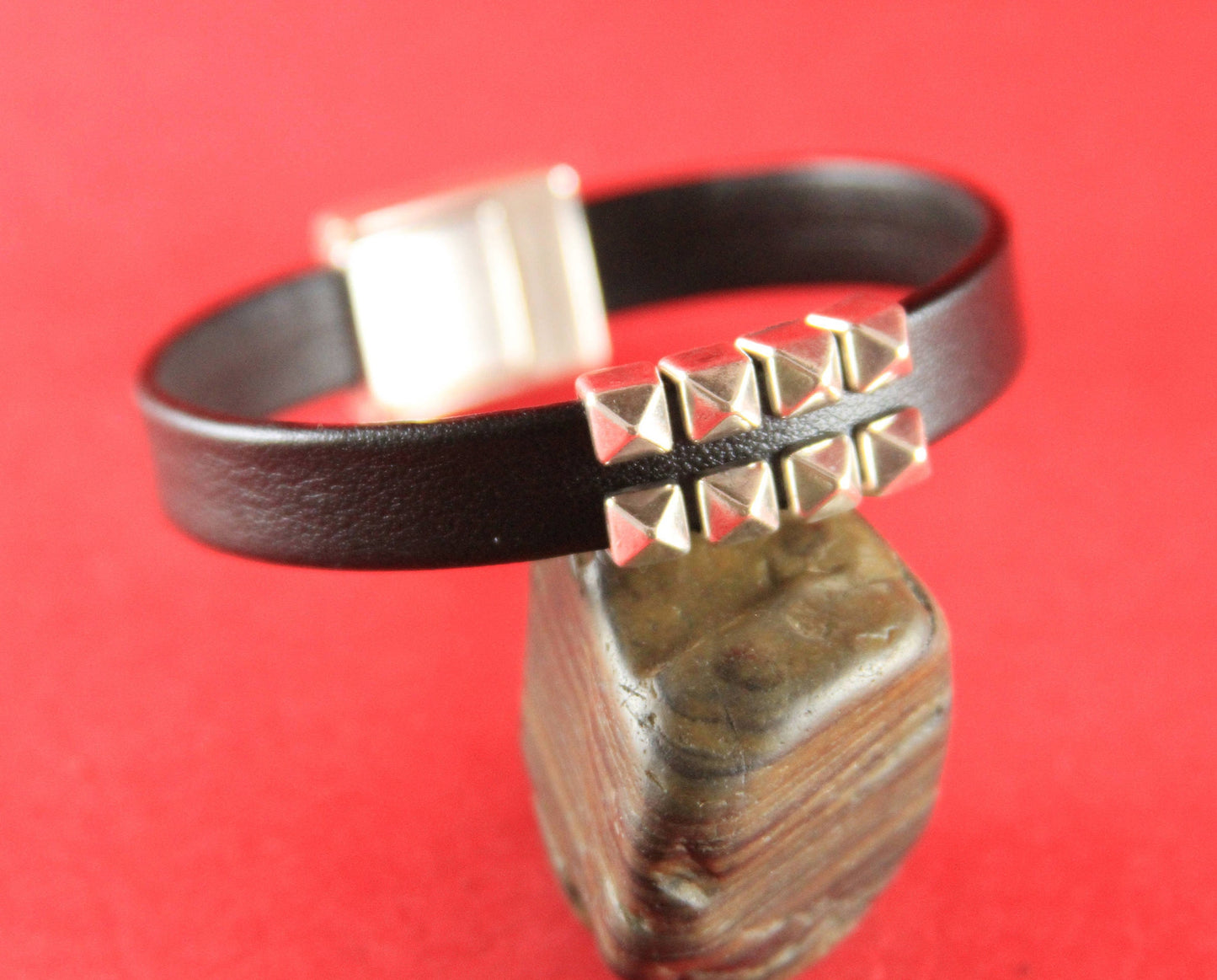 FS0148>>MADE in EUROPE 4 zamak sliders, 10mm flat cord slider bars, 10mm leather cord simple sliders, zamak sliders Qty4