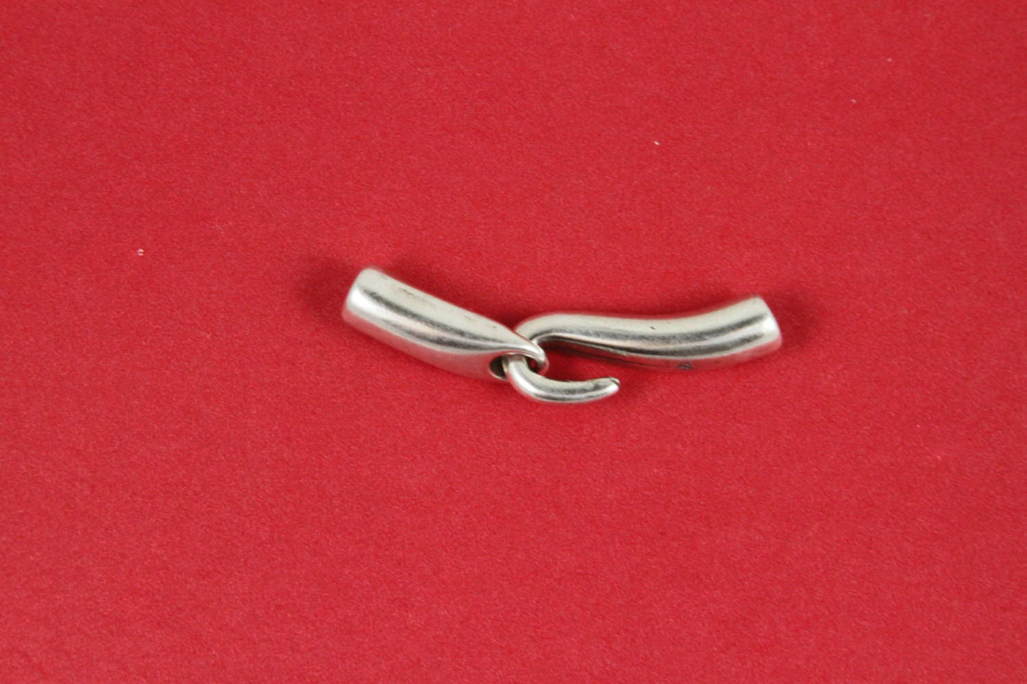 RC0074>>MADE in EUROPE 2 zamak hook clasps, 3mm round cord clasps, 3mm round cord zamak hook clasp Qty2