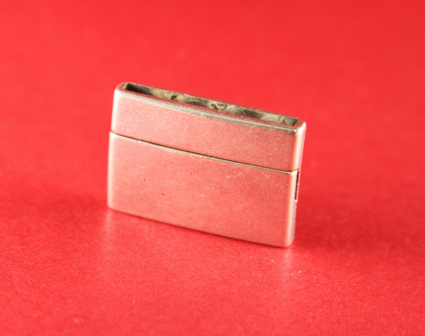 FC0090>> MADE in EUROPE flat cord magnetic clasp, 40mm flat cord clasp, large magnetic clasp (78933/40) qty1