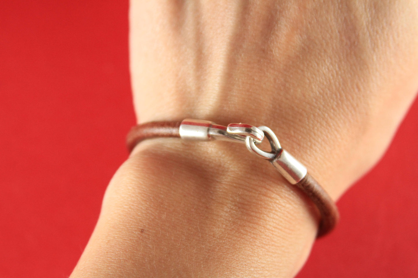 RC0038>>MADE in EUROPE  zamak round cord hook clasp, round cord hook clasp, Qty1