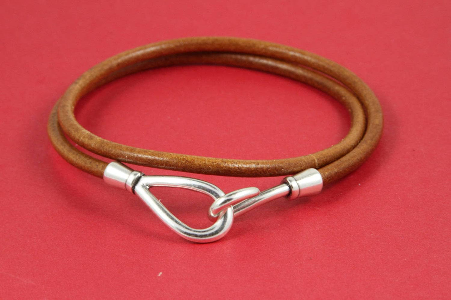 RC0015>>MADE in EUROPE zamak hook clasp, round cord hook, 4mm cord hook clasp, 4mm round cord hook clasp (ng0542-027) Qty1