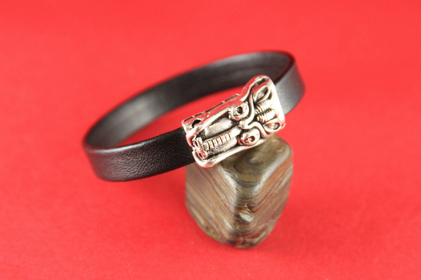 FC0020>>MADE in EUROPE zamak dragon clasp, 10mm flat cord  clasp, 10x2mm dragon clasp Qty1