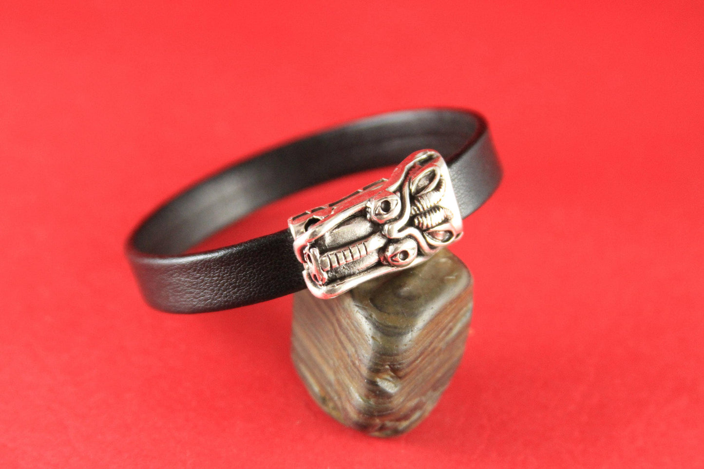 FC0020>>MADE in EUROPE zamak dragon clasp, 10mm flat cord  clasp, 10x2mm dragon clasp Qty1