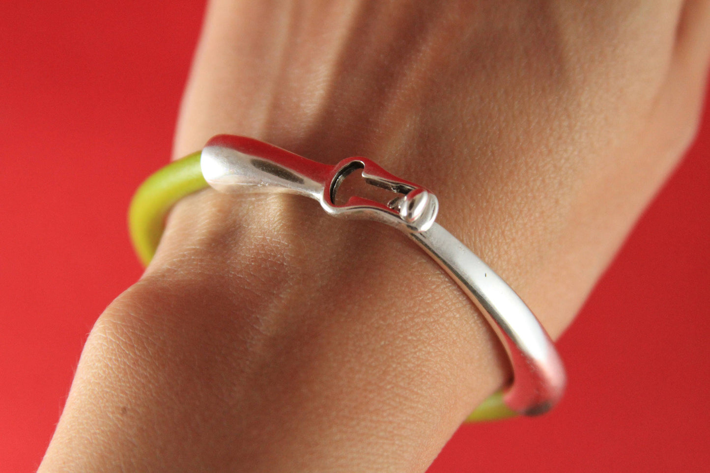 RC0140>>MADE in EUROPE zamak hook clasp, round cord clasp, 5mm cord clasp, bracelet zamak hook, zamak half bracelet (ng4449-027) Qty1