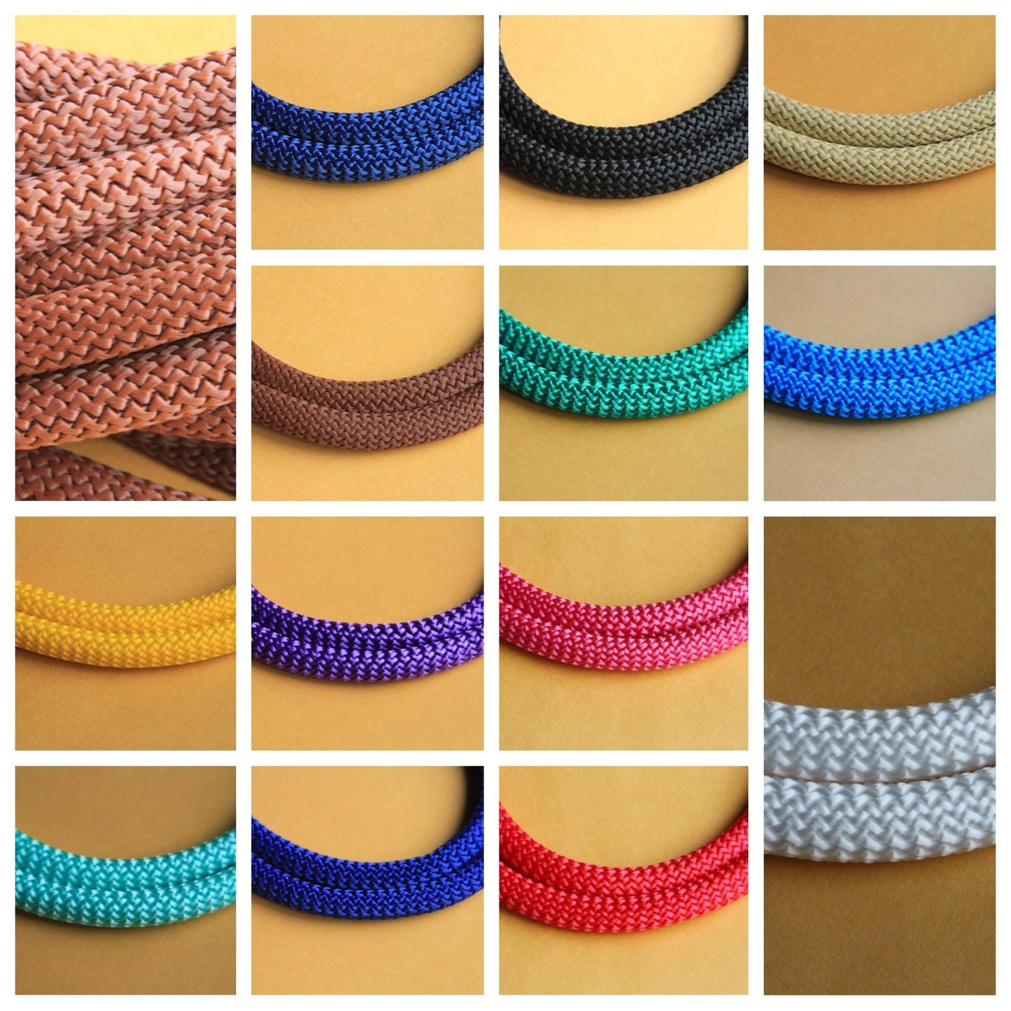 MADE iN EUROPE 1 yard of climbing cord, nylon climbing cord, 10mm round climbing cord,  climbing cord (93496)