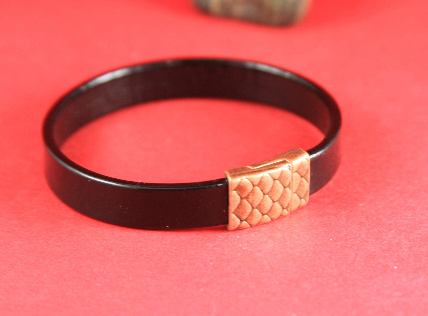 FC0270>>MADE in EUROPE zamak magnetic clasp,10mm flat cord clasp, flat cord magnetic clasp, snake skin magnetic clasp Qty1