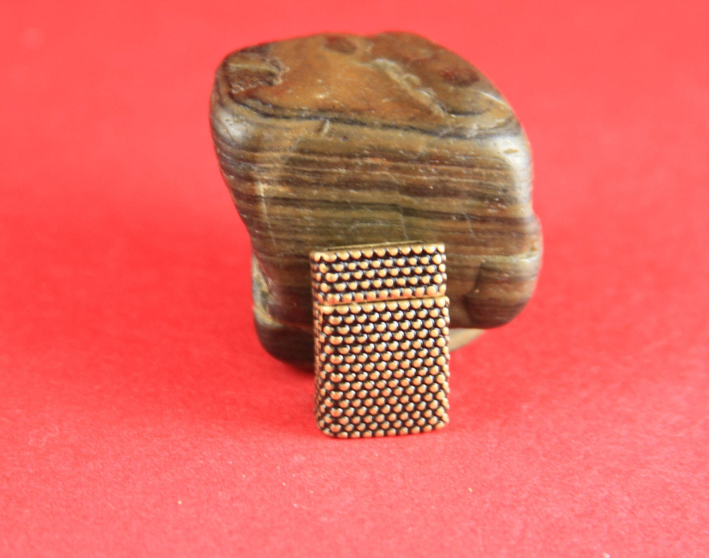 FC0149>>MADE in EUROPE zamak clasp, 10mm flat cord clasp, 10mm cord beaded clasp Qty1