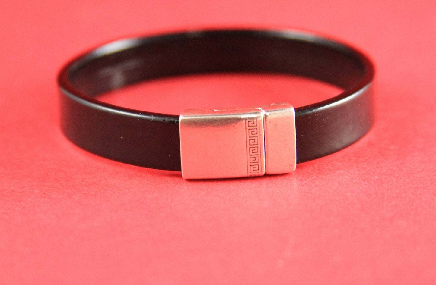 FC0195>>MADE in EUROPE zamak clasp, 10mm flat cord clasp, 10x2.5mm zamak clasp, Qty1