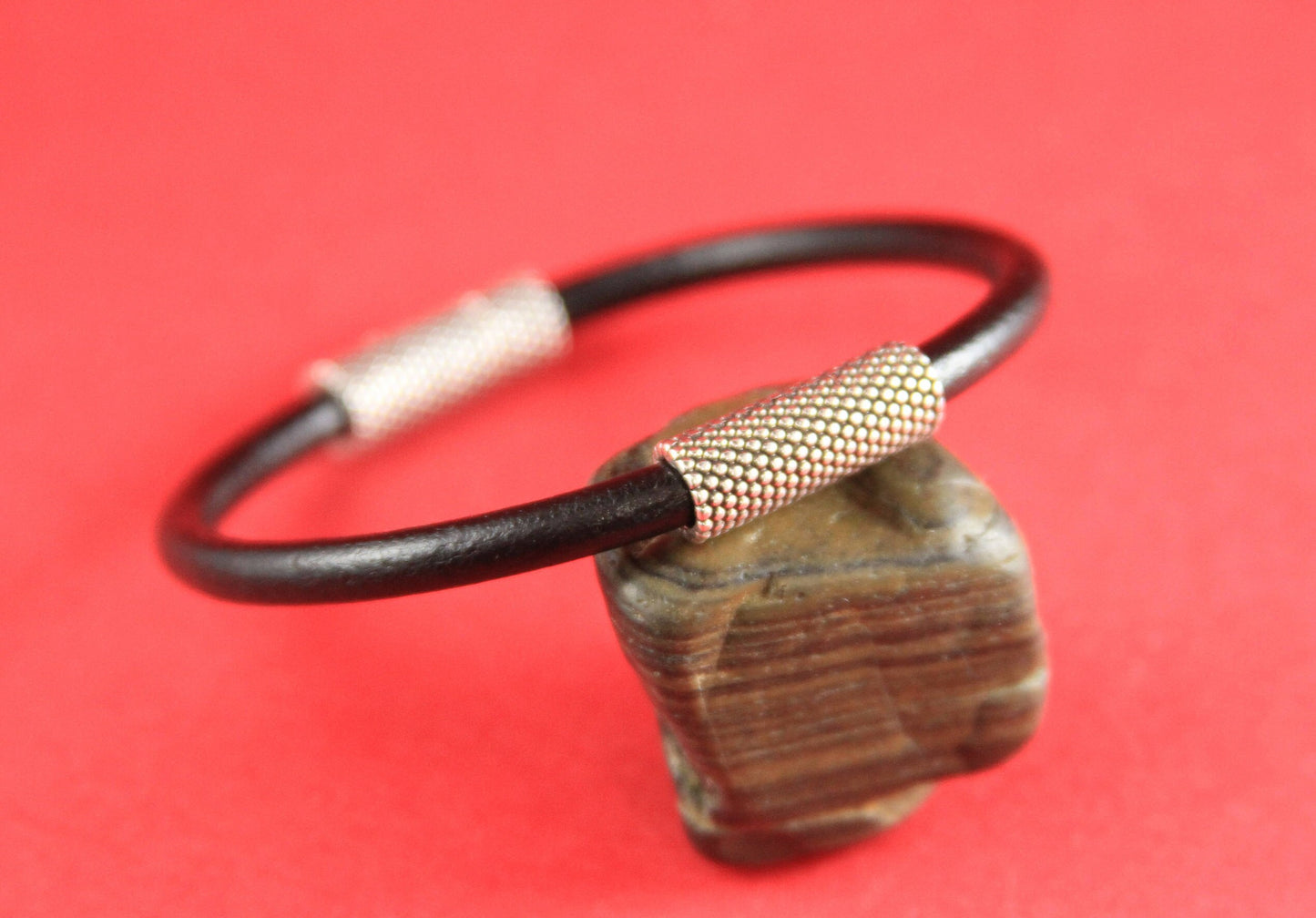 RS0080>>MADE in EUROPE zamak tube, 5mm hole zamak tube slider, round cord tube  (F777) qty1