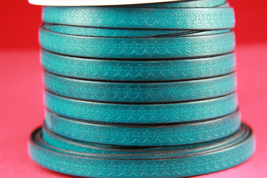 MADE in EUROPE 24" flat leather cord, 10mm leather cord, genuine leather cord (507/10/08)