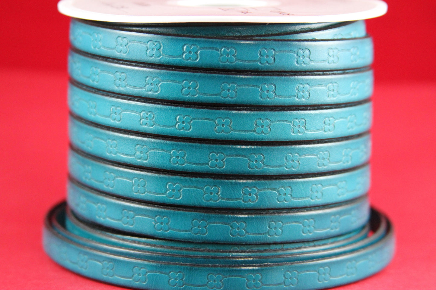 MADE in EUROPE 24" flat leather cord, 10mm leather cord, genuine leather cord (492/10/08)