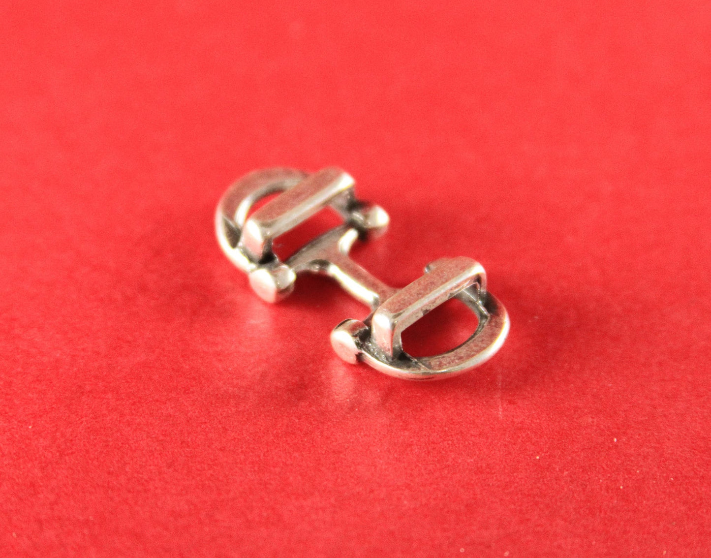 FS0008>>MADE in EUROPE zamak stirrup slider, 10mm flat cord slider, 10mm cord snaffle sliders, zamak stirrup slider (78239/10) Qty1