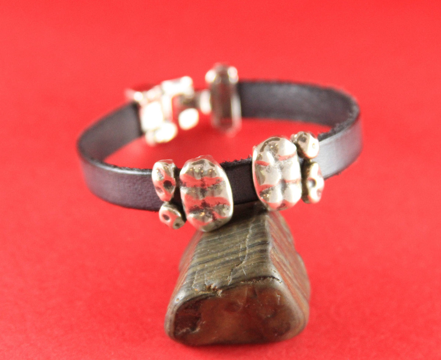 FS0159>>MADE in EUROPE 2 zamak irregular sliders, 10mm flat cord slider, 10mm leather cord sliders, zamak sliders Qty2